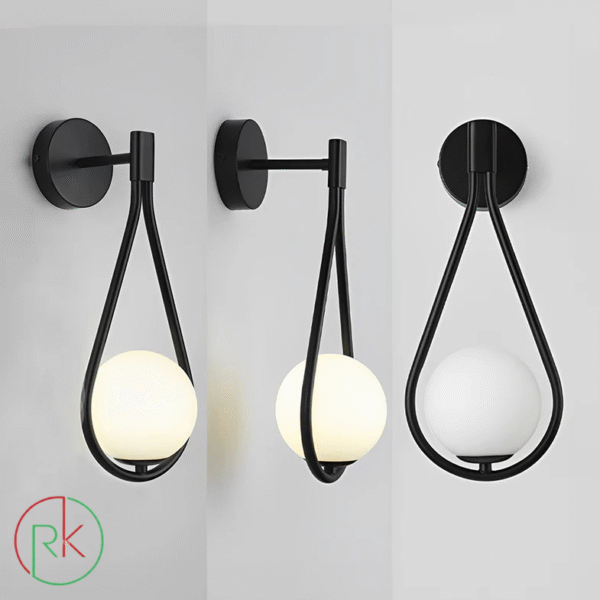 Racket Wall Lights Black/1